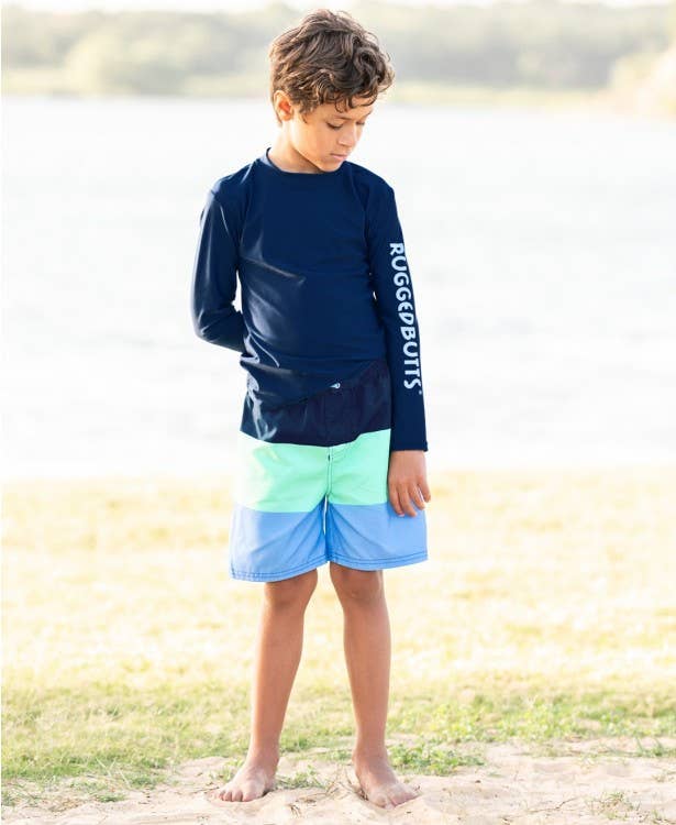 Navy Long Sleeve Rash Guard