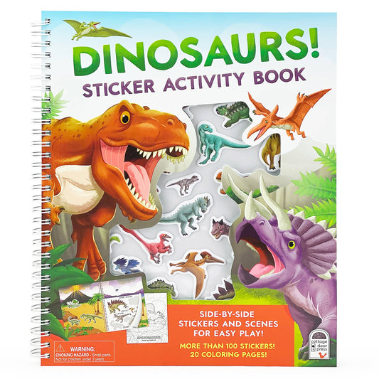 Dinosaurs Sticker & Coloring Activity Book