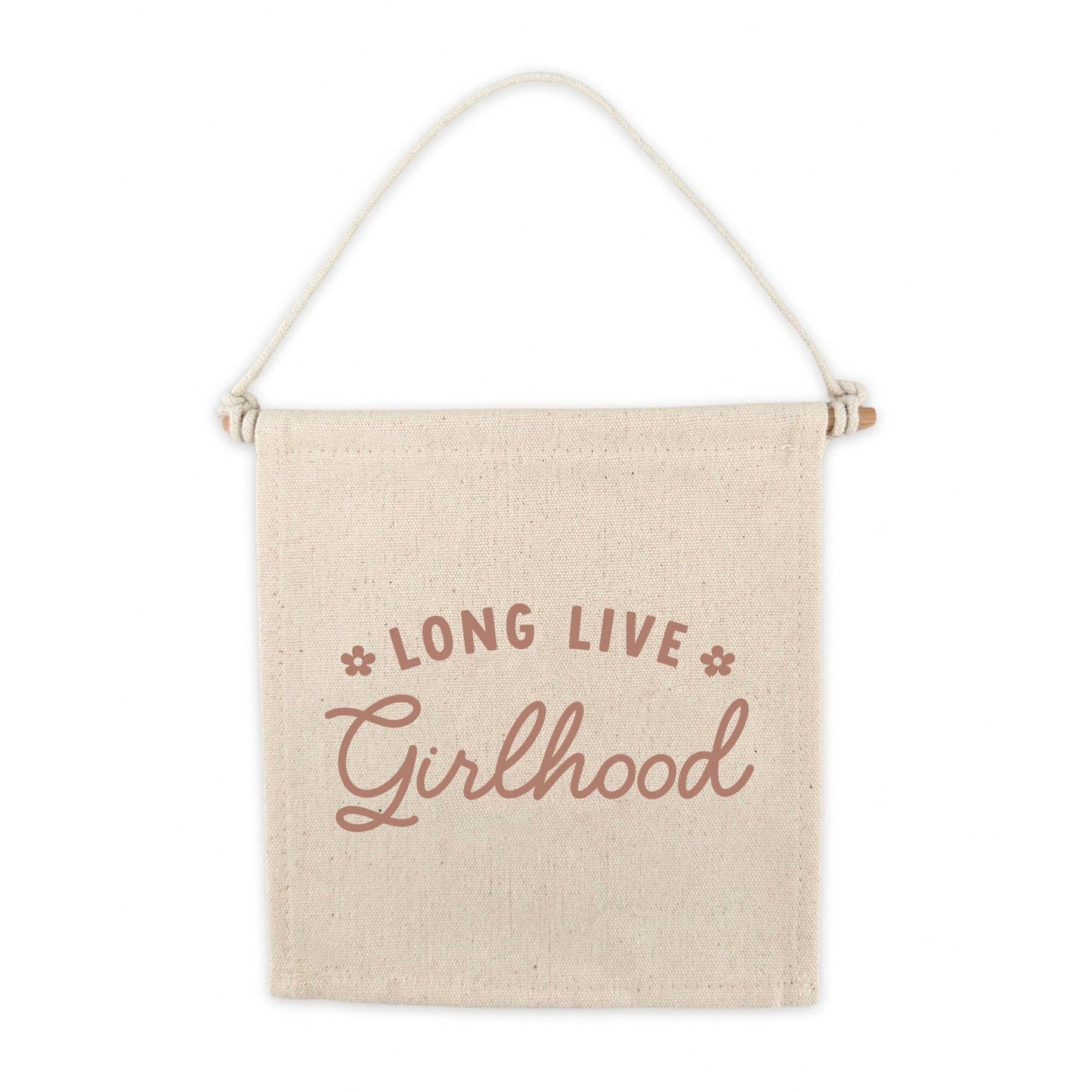 Long Live Girlhood Canvas Hang Sign