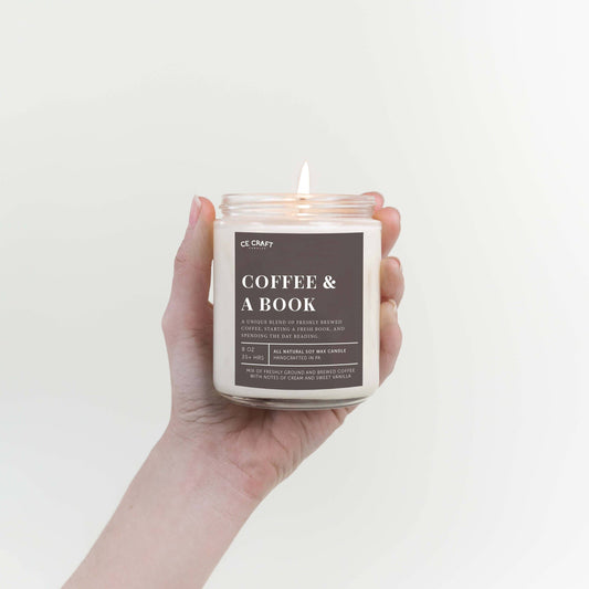 Coffee and A Book Scented Candle: 8
