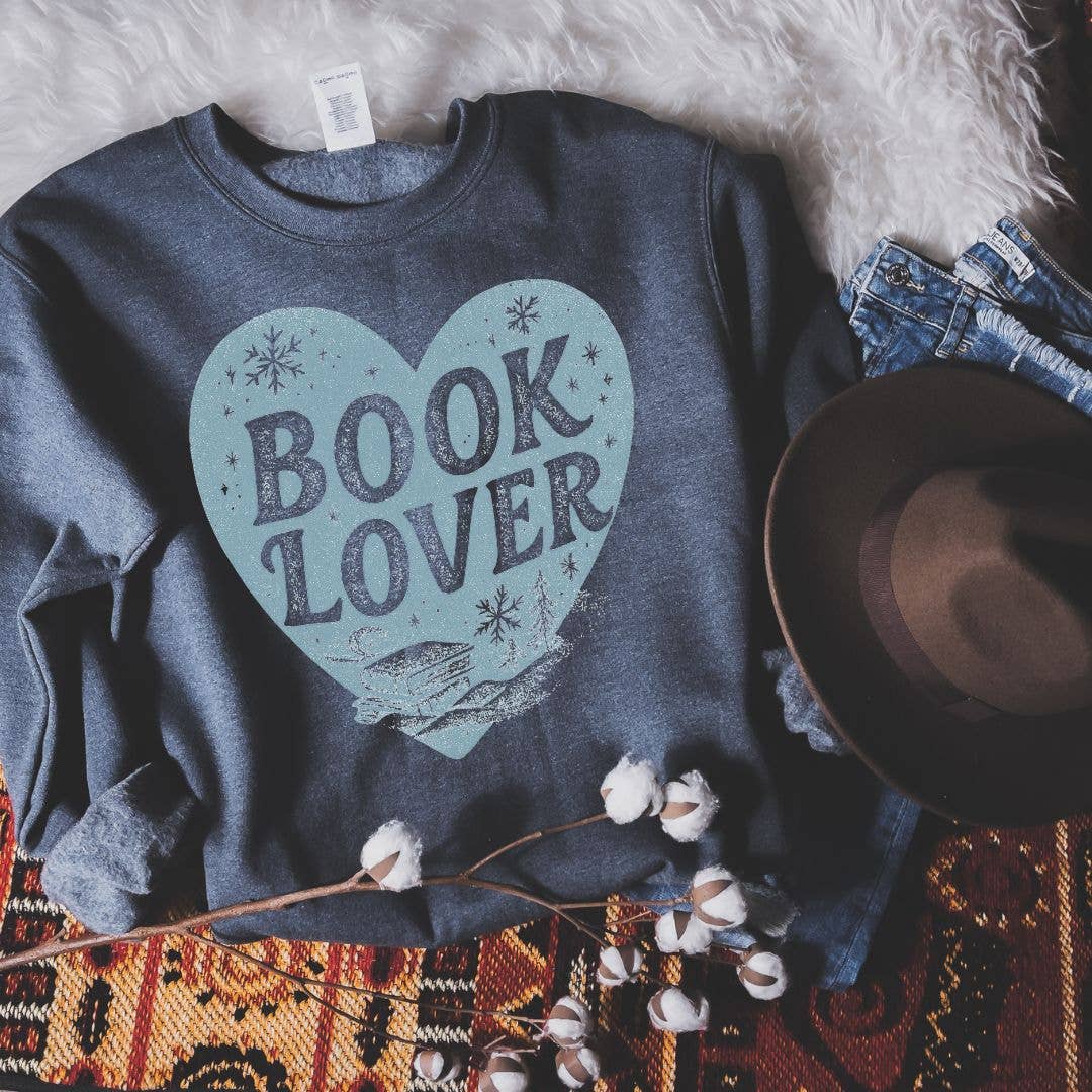 "Book Lover" Cozy Winter Sweatshirt