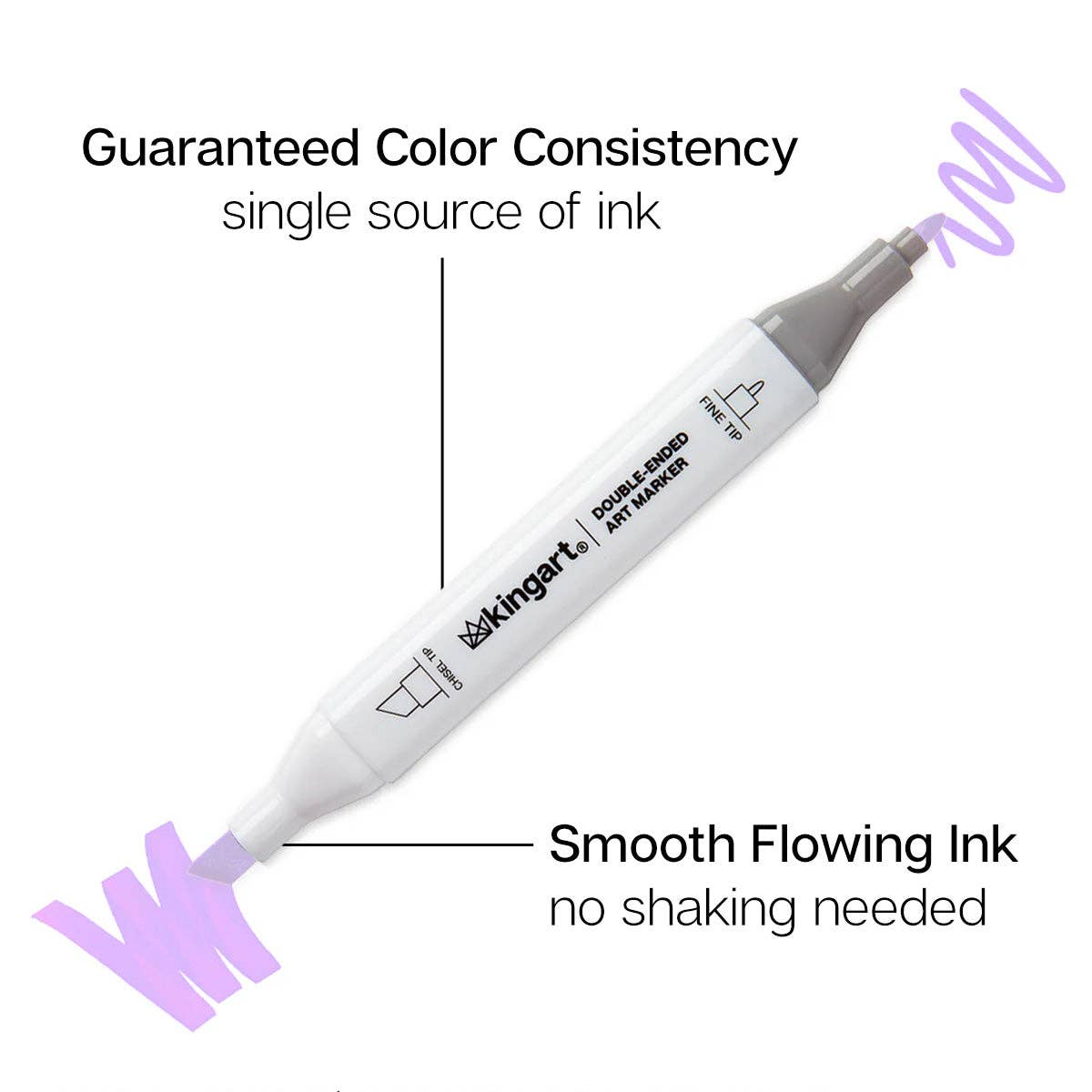 PRO Double-Ended Alcohol Markers - 24 Pastel Colors