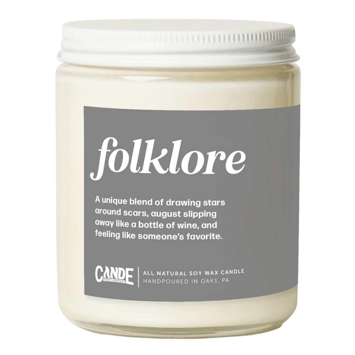 Folklore Scented Candle: Standard