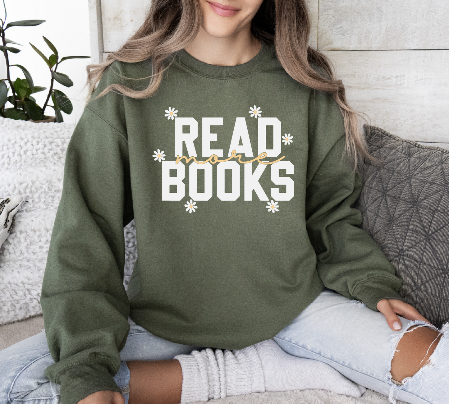Read More Books Crewneck Sweatshirt