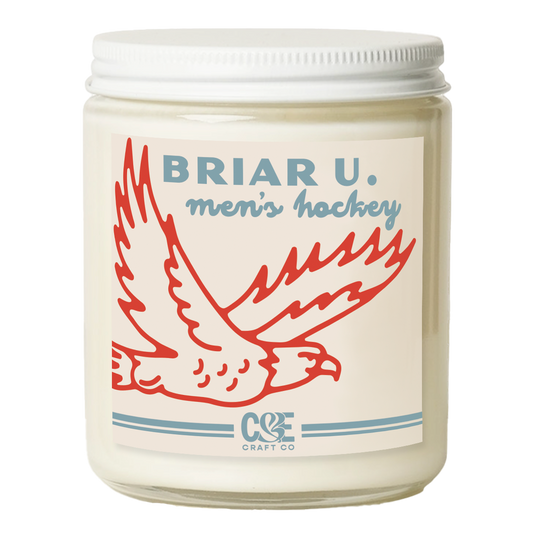 Briar U Men's Hockey Candle - Off Campus: Bourbon Vanilla / Standard