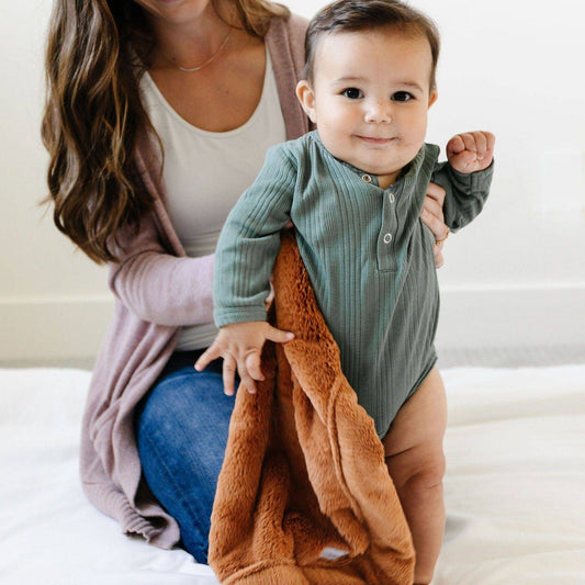LUSH MINI BLANKETS: Camel