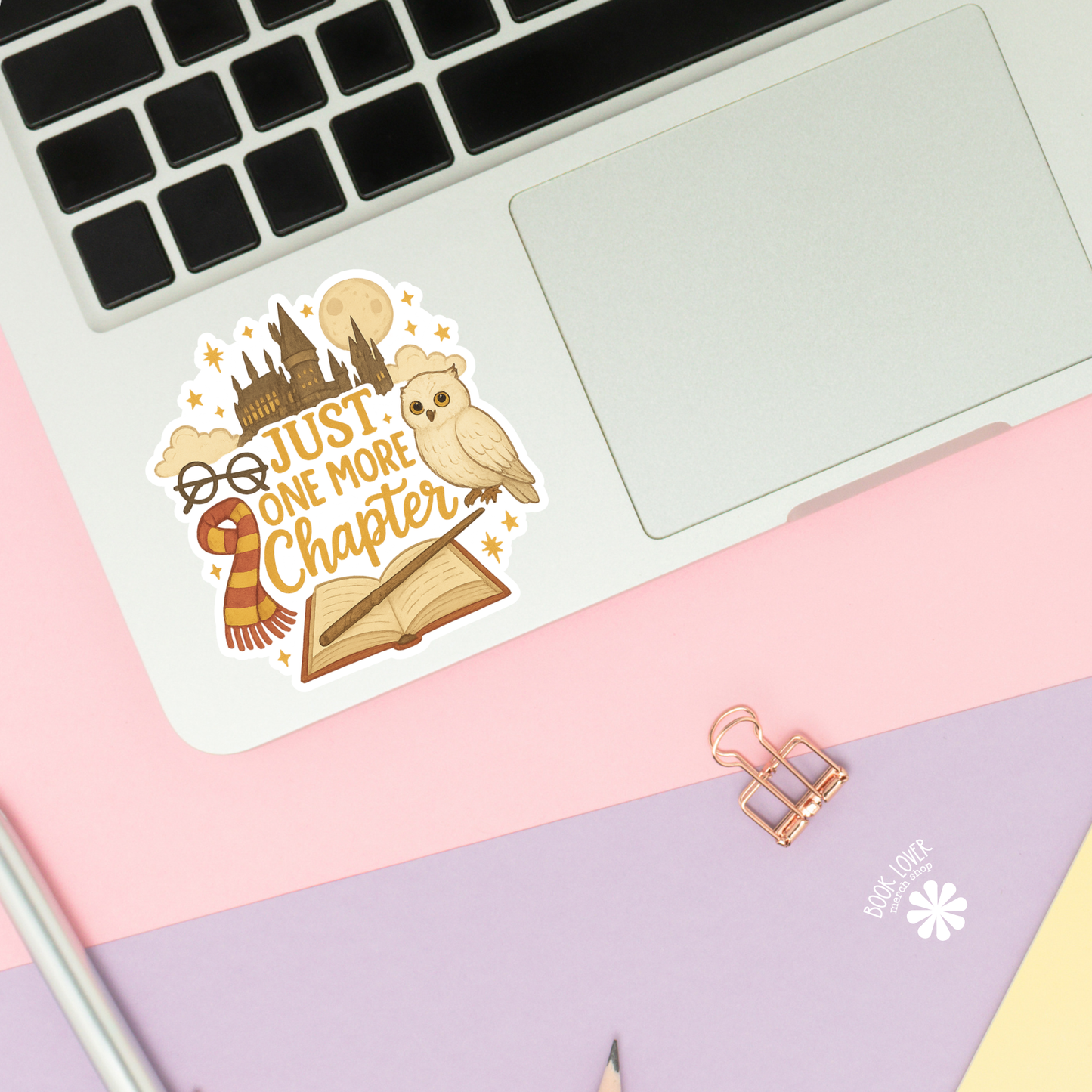 Magical Just One More Chapter Stickers / Bookish Stickers: 2''