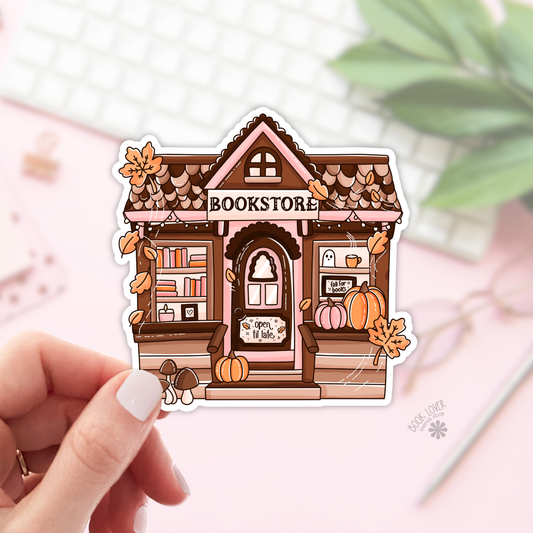 Autumn Bookstore Stickers / Bookish Stickers / Book Lover: 2''