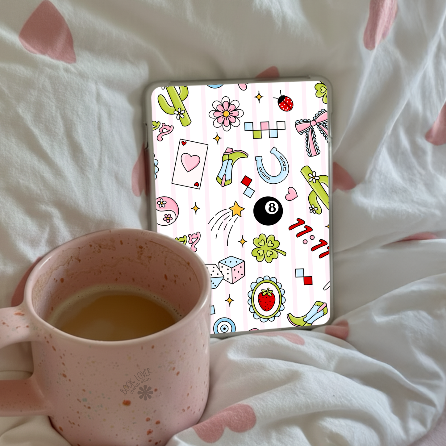 Lucky Kindle Insert / 777 Vegas Laminated Product / Bookish : Glossy Cardstock / Kindle 11 Paperwhite
