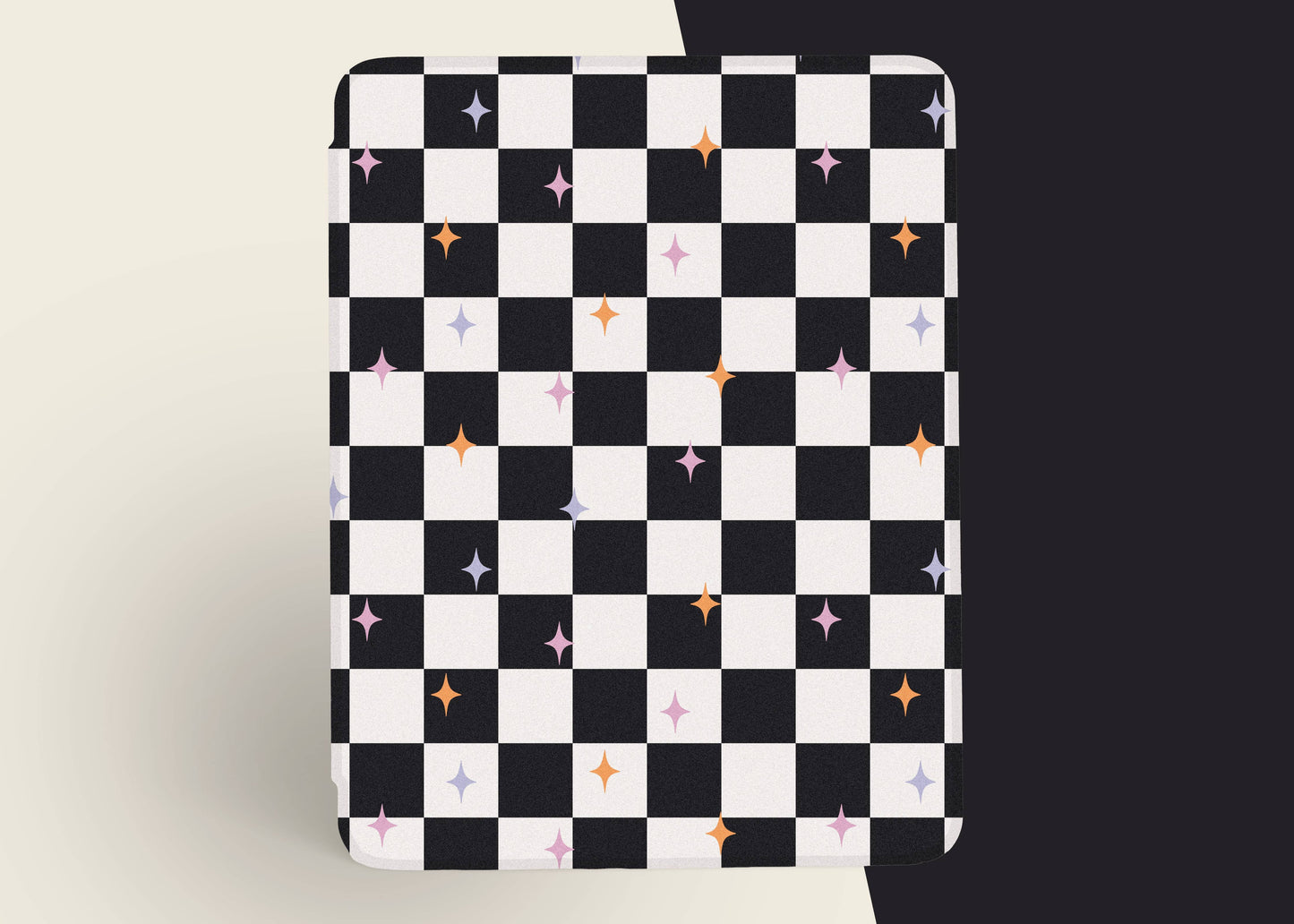 Retro Checkered Kindle Case: PPW 2024 & Colorsoft w/handstrap