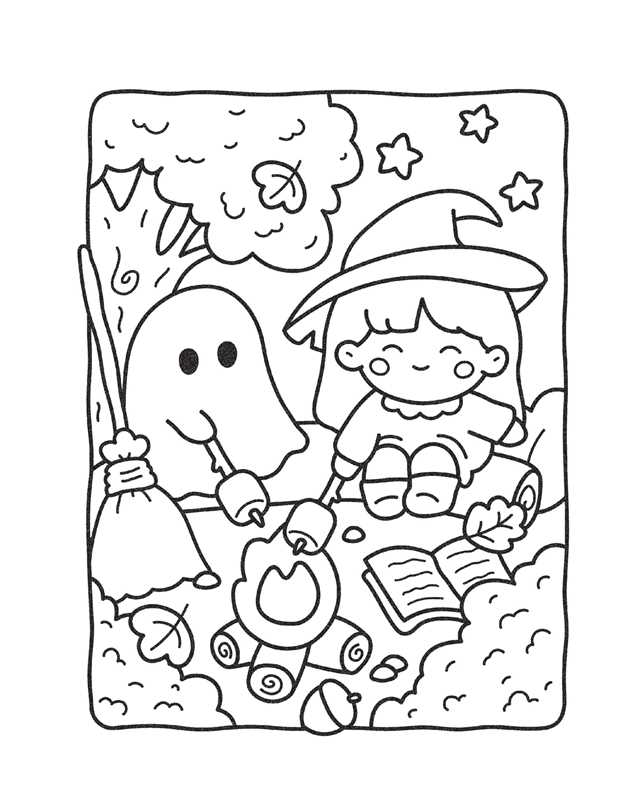 Cozy Nightmare Glow-in-the-Dark Coloring by Editors of Thunder Bay Press: Paperback; 80 pages / English