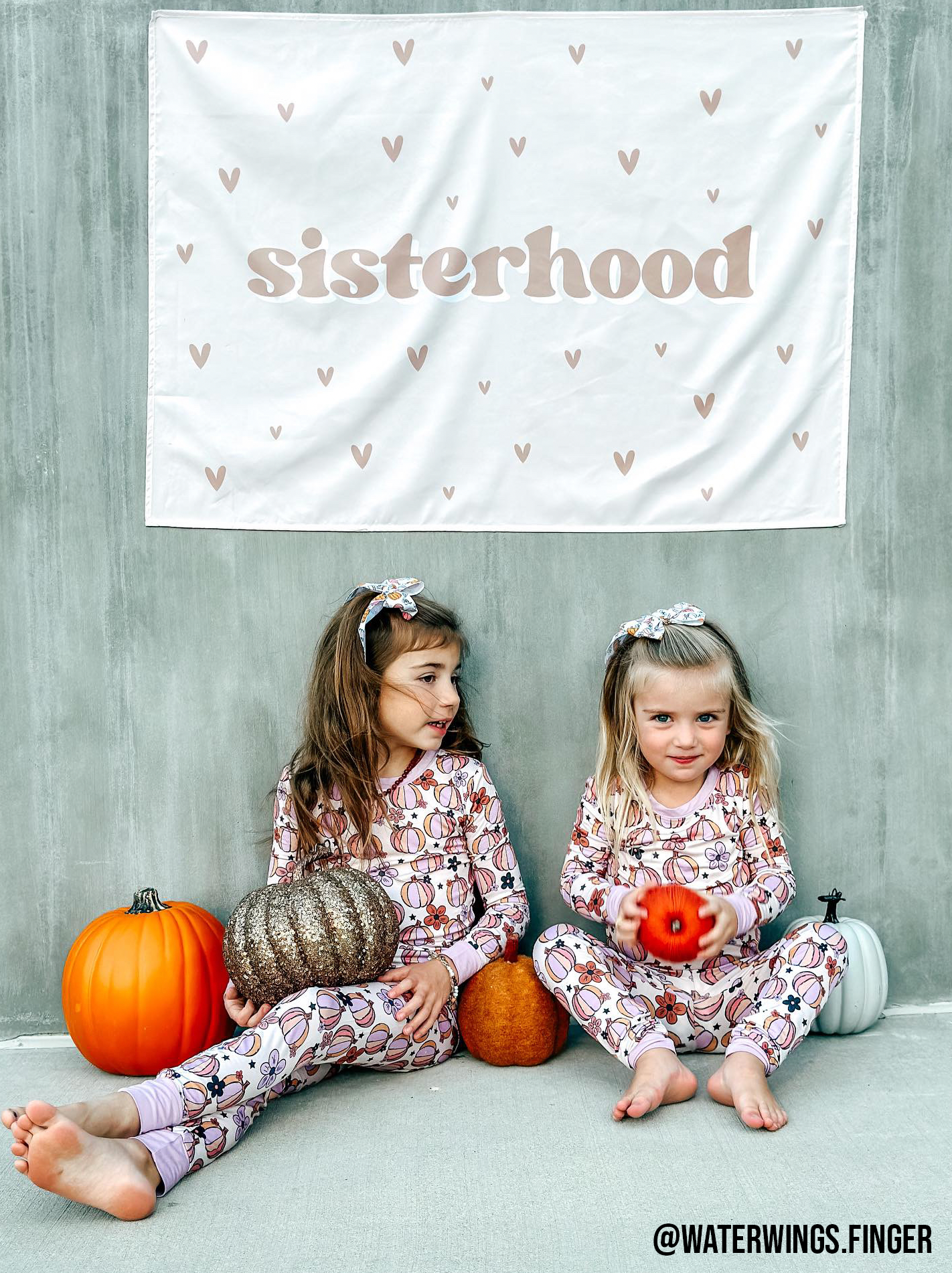 Sisterhood Banner | Fabric Wall Sign: Original 36x26"