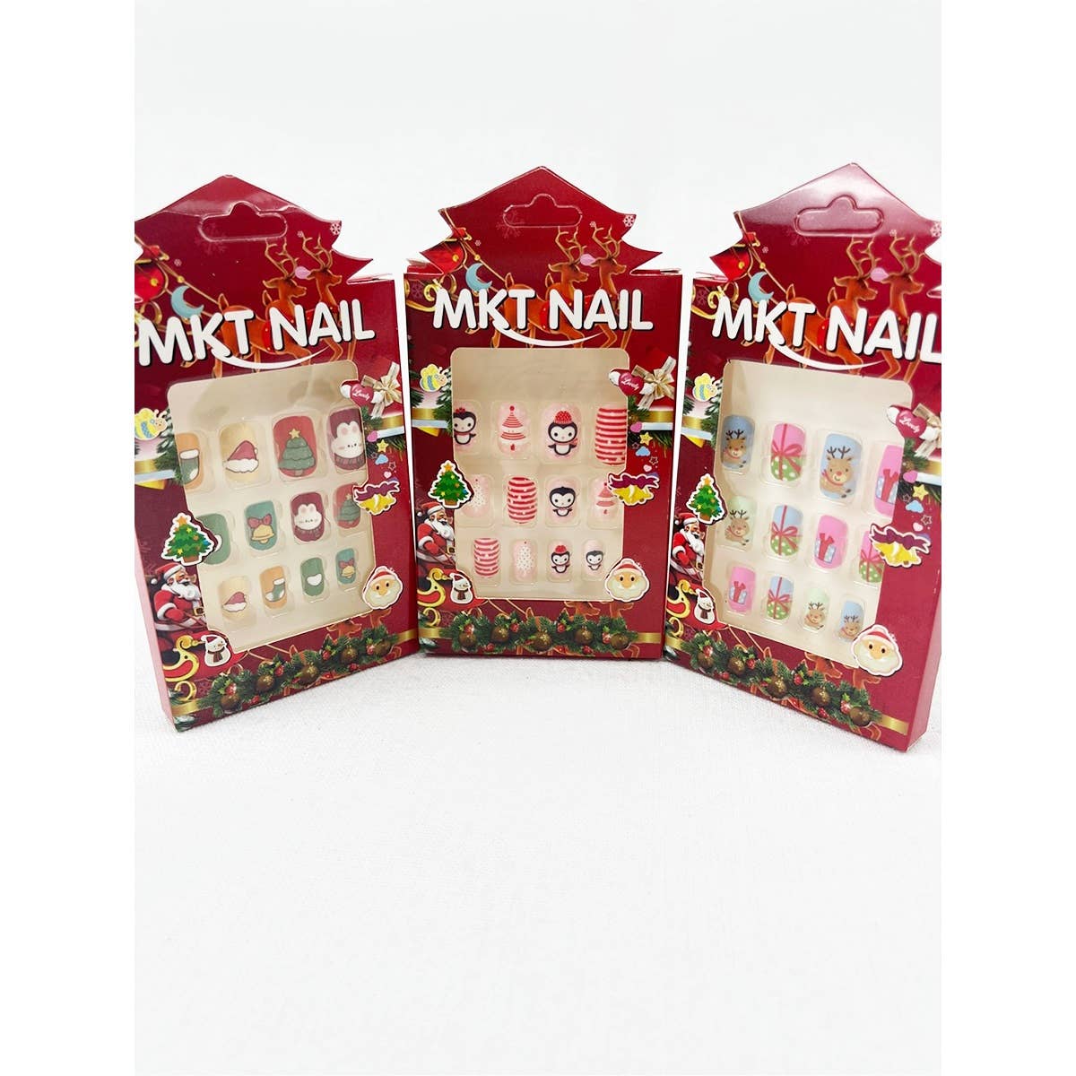 Kids Christmas Press on Nails