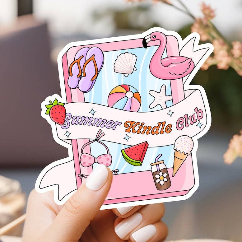 Summer Kindle Club Sticker