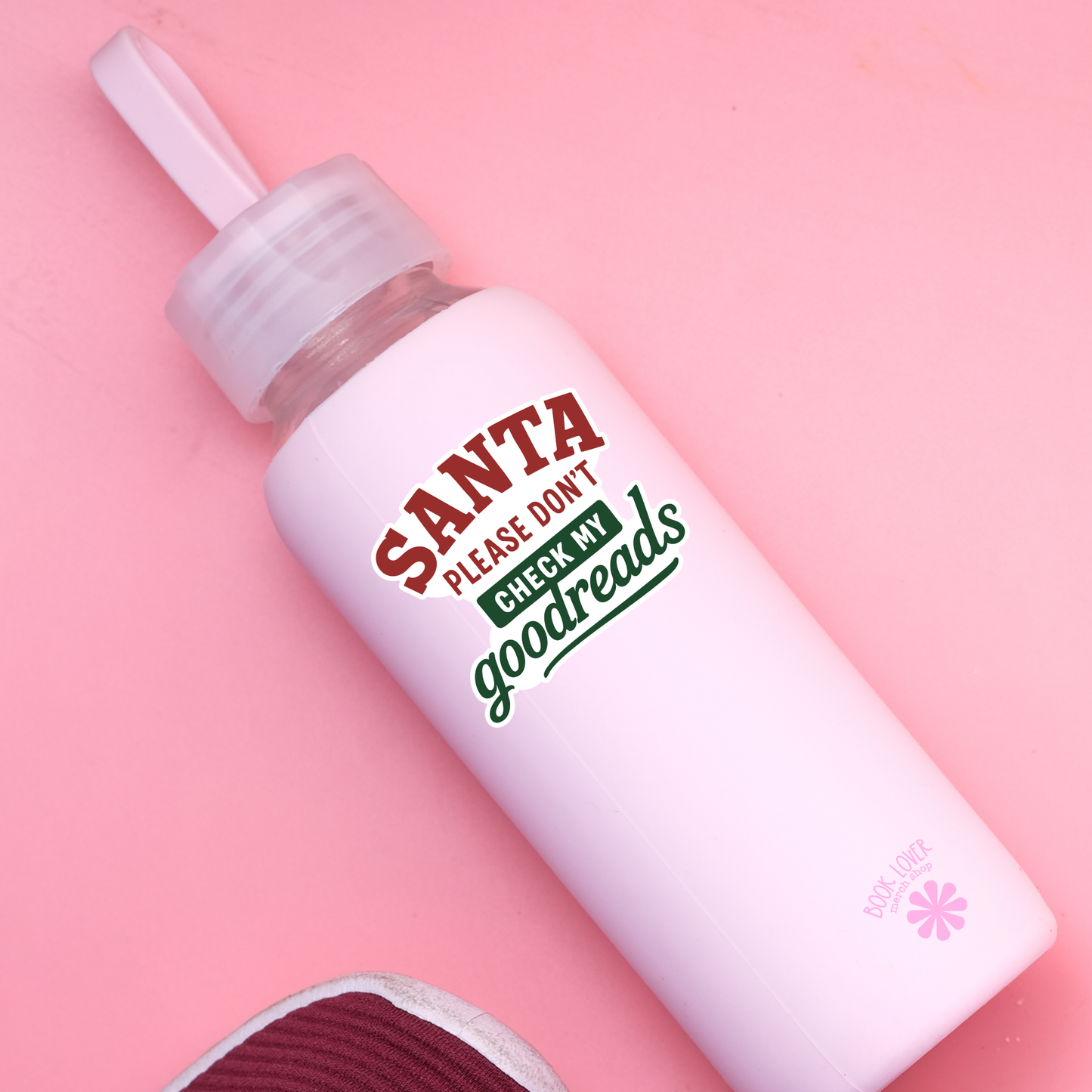 Santa Please Don't Check My Goodreads Stickers / Christmas : 3''