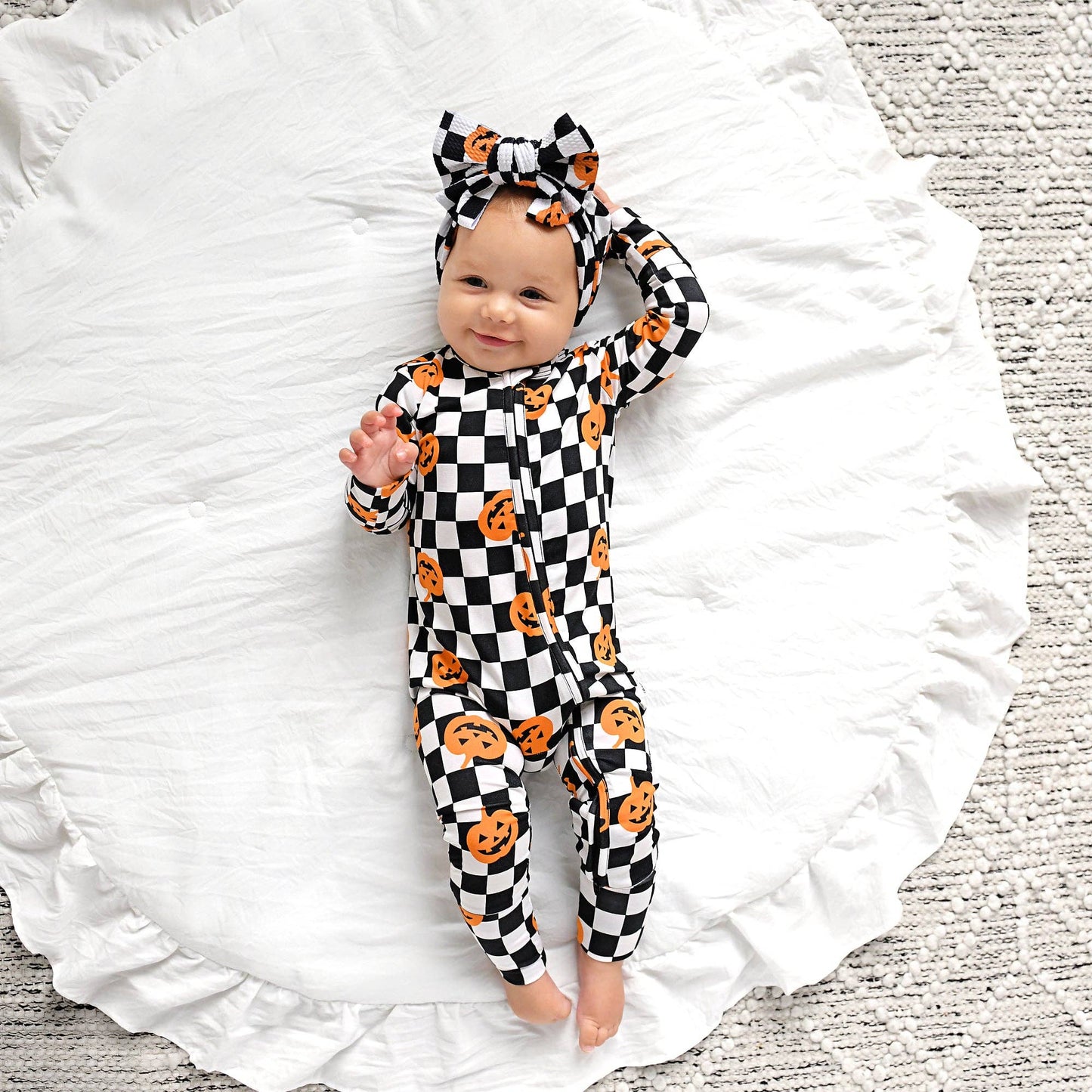 Merlin Pumpkin ZIP Bamboo Halloween Sleepies Little