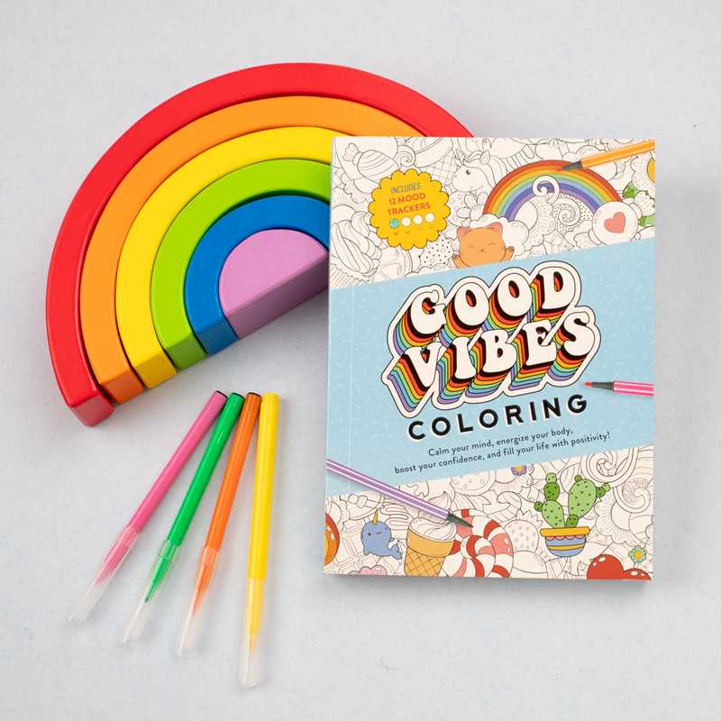 Good Vibes Coloring by Editors of Thunder Bay Press: Paperback; 144 pages / English