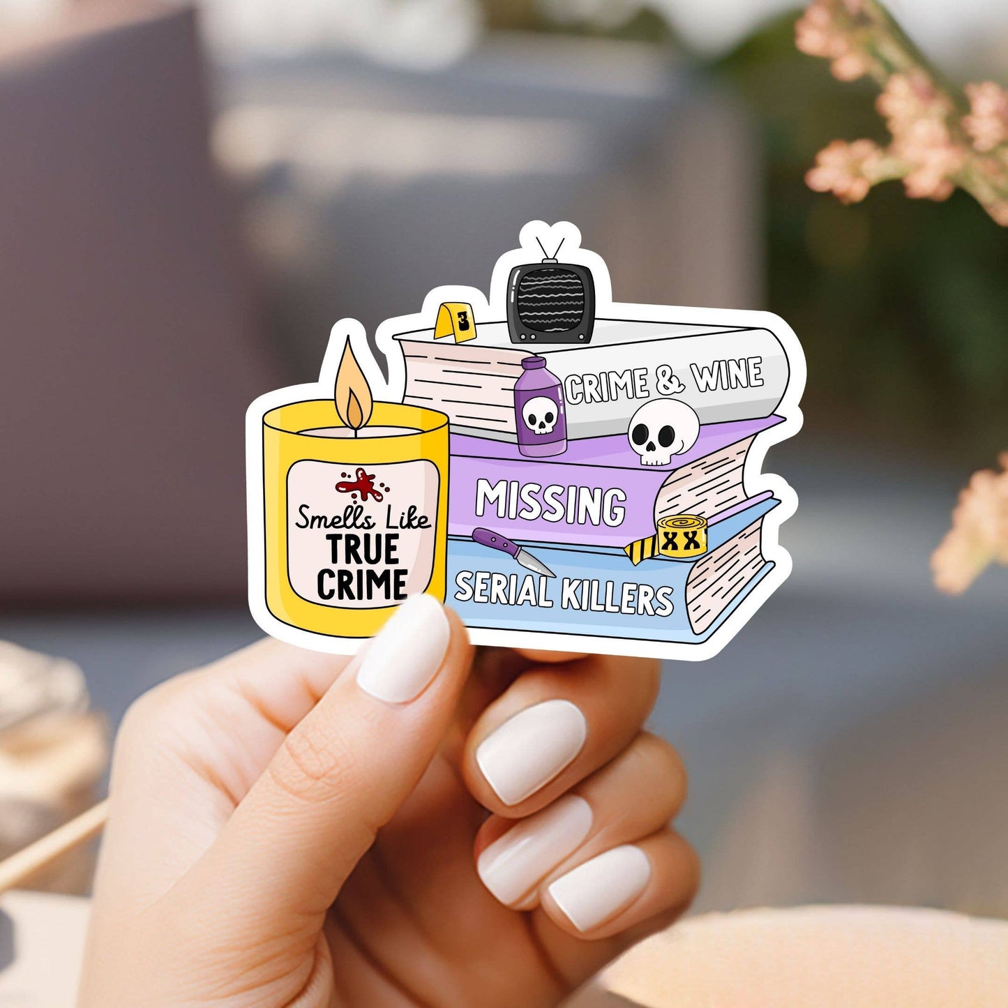 Smells Like True Crime Sticker