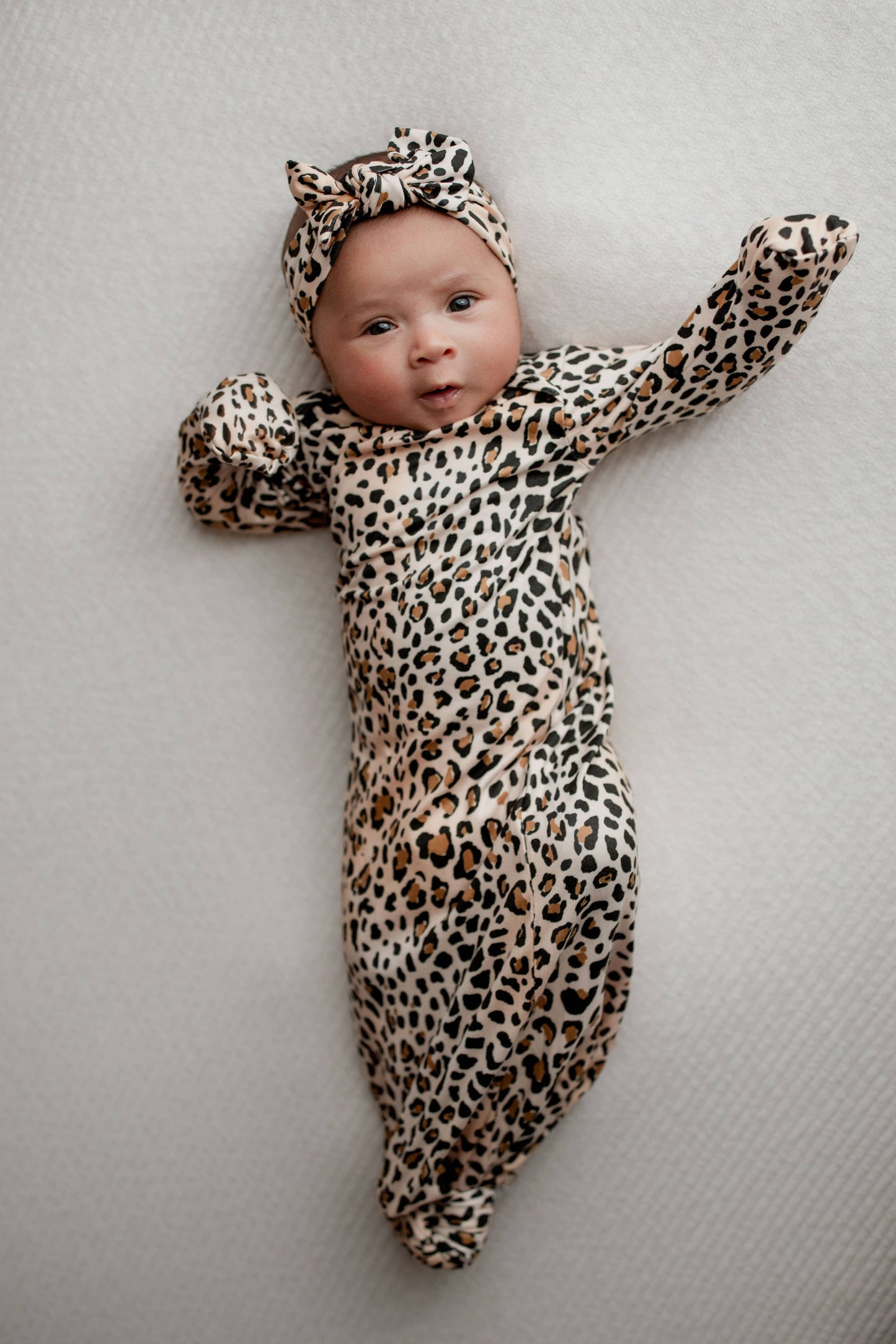 Leopard Knotted Gown: Gown