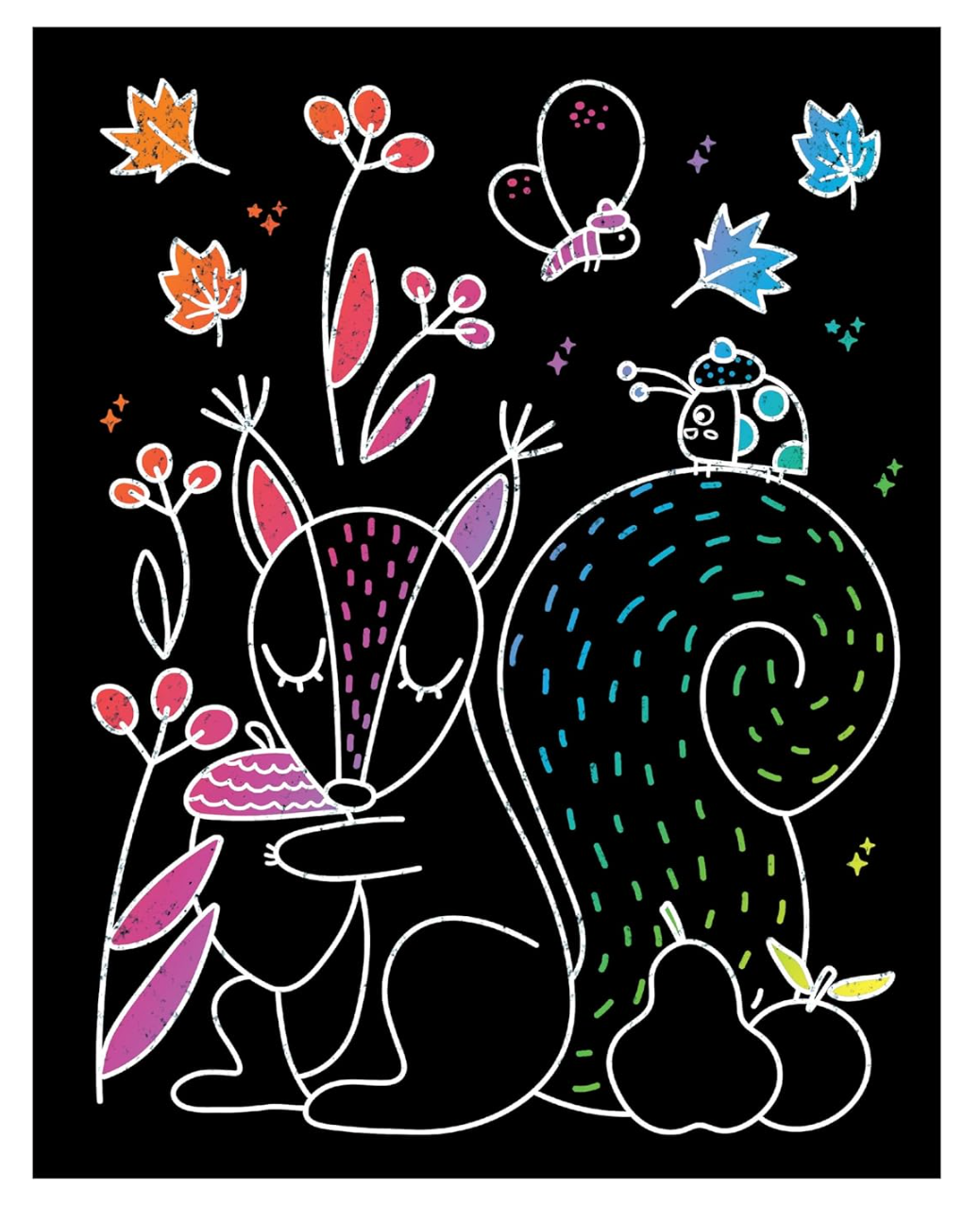 Animal Scratch Art, Fun Activities & Stickers Activity Pad