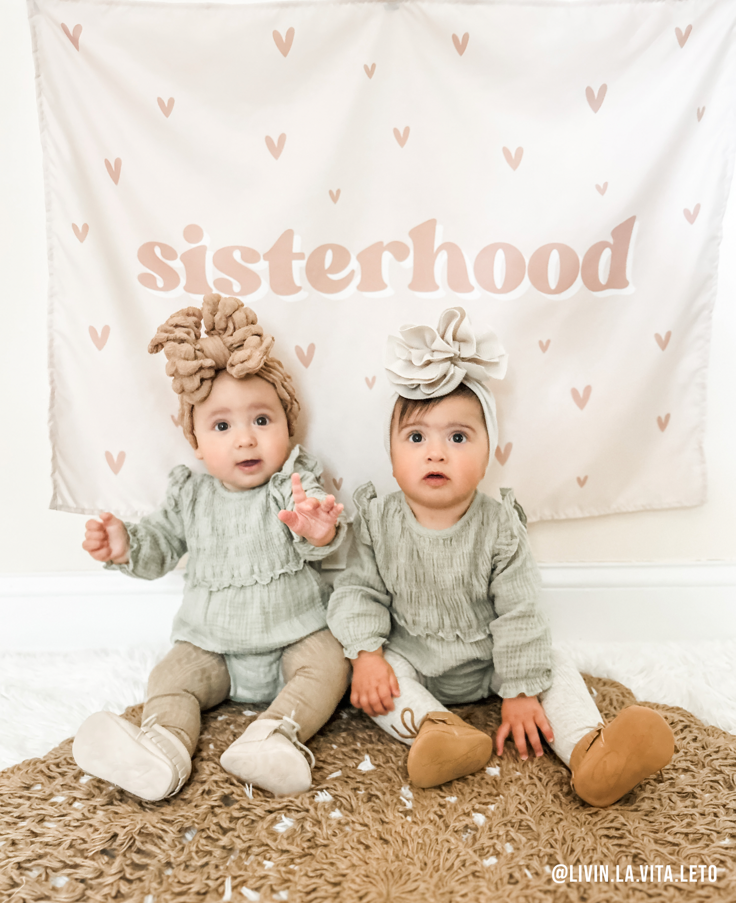 Sisterhood Banner | Fabric Wall Sign: Original 36x26"