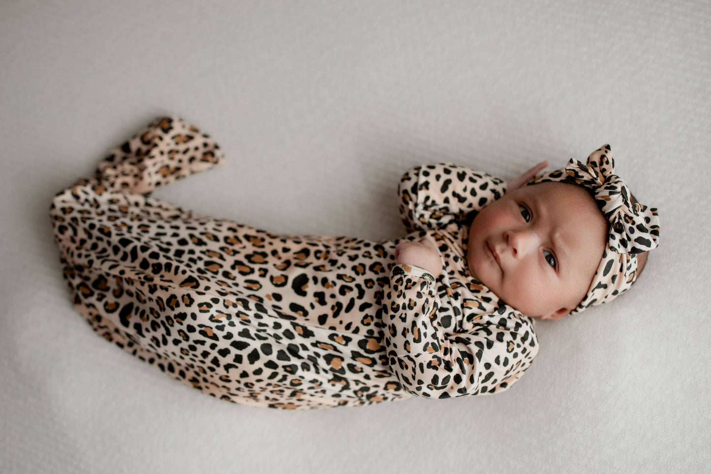 Leopard Knotted Gown: Gown