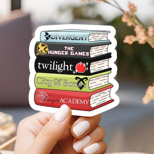 Where It All Started Book Stack Sticker