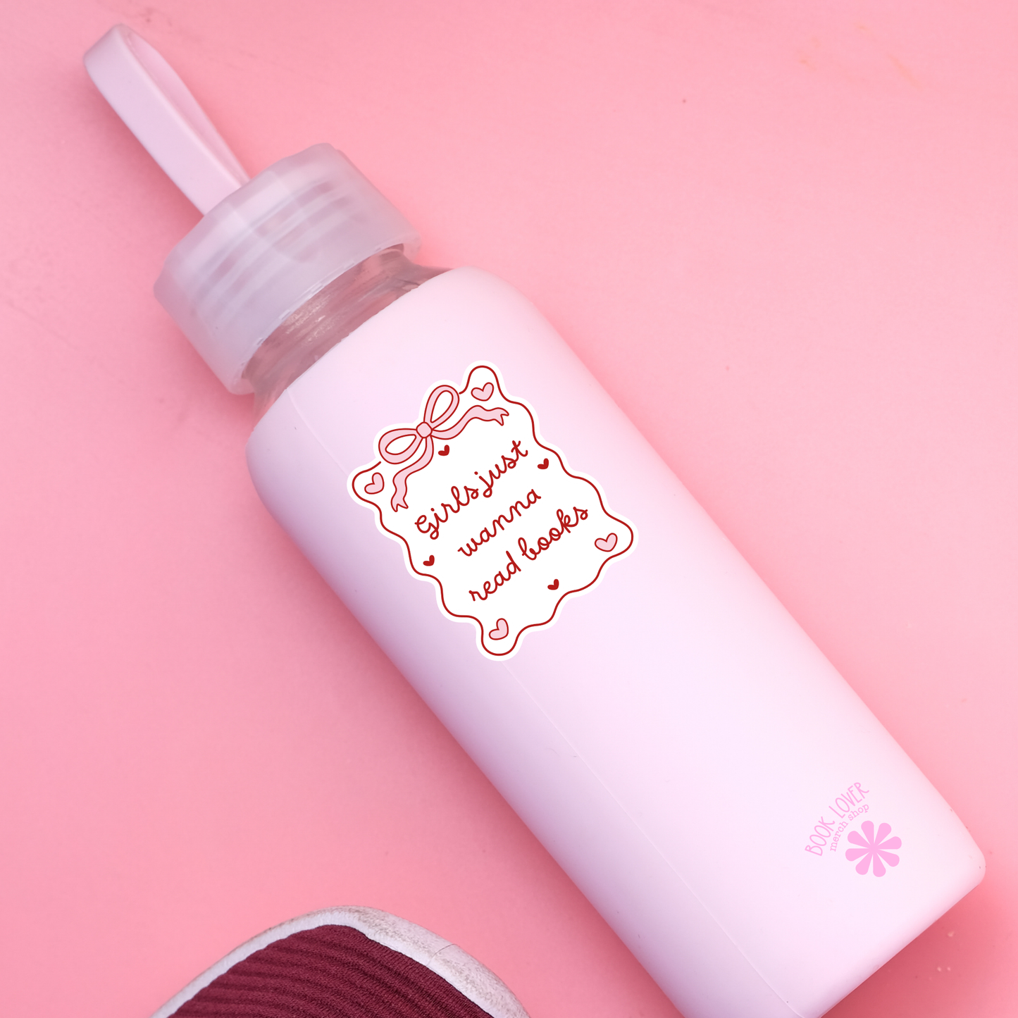 Girls Just Wanna Read Books Stickers / Bookish Stickers : 3''