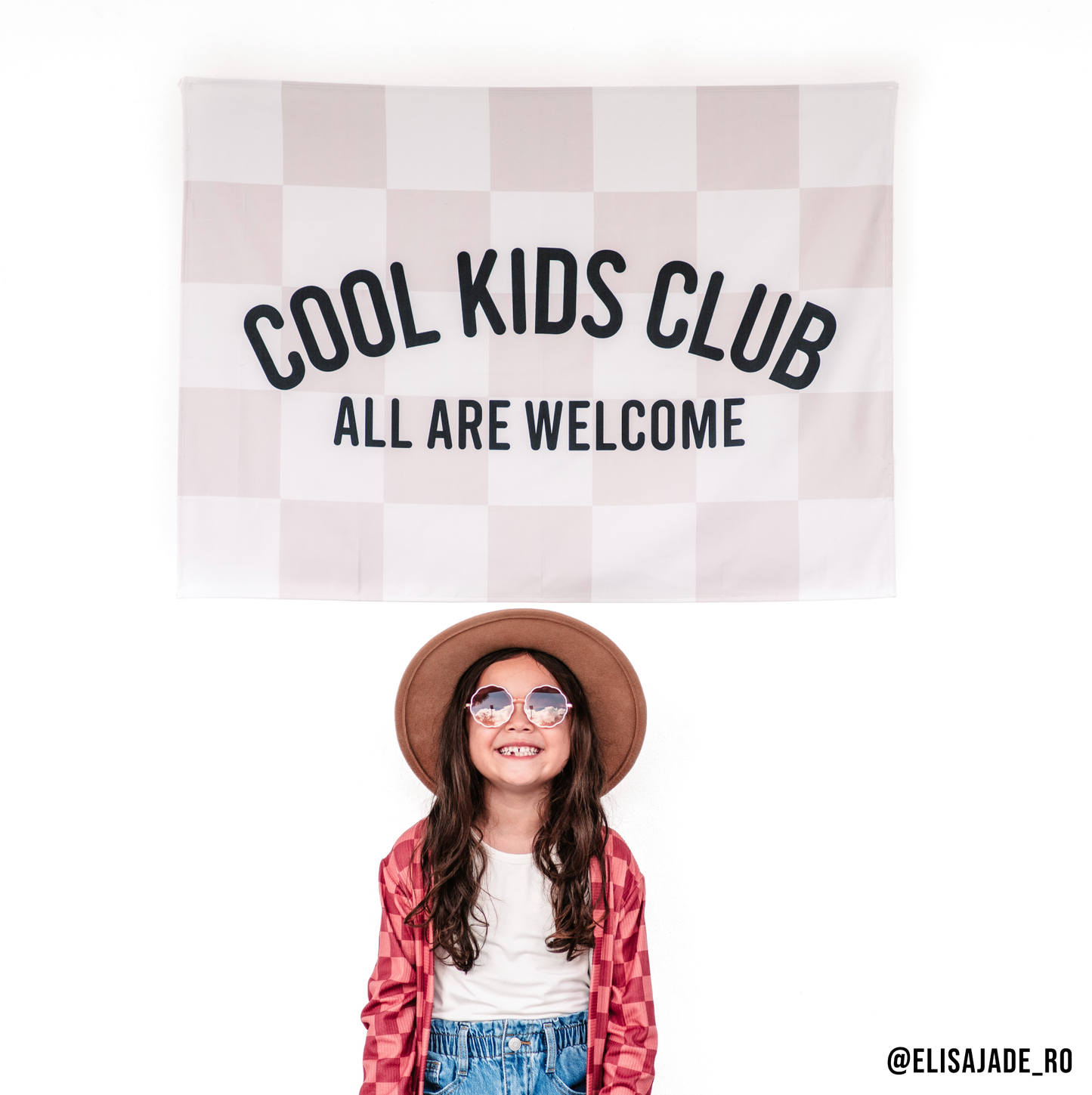 Cool Kids Club Banner | Fabric Wall Sign: Original 36x26"