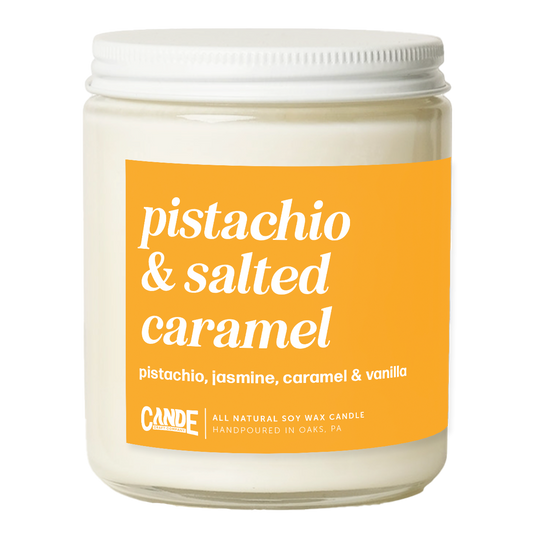 Pistachio & Salted Caramel Candle: 8