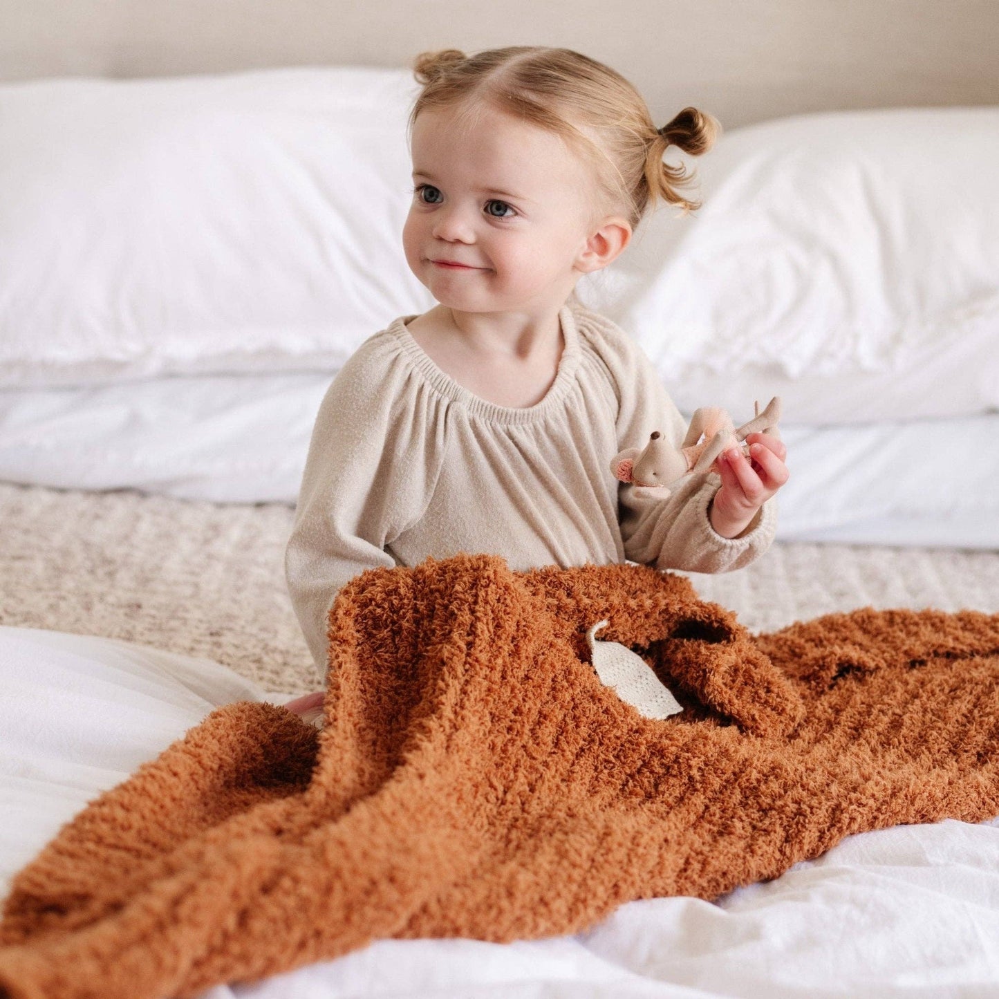 RIBBED BAMBONI® RECEIVING BLANKETS: Sun-kissed