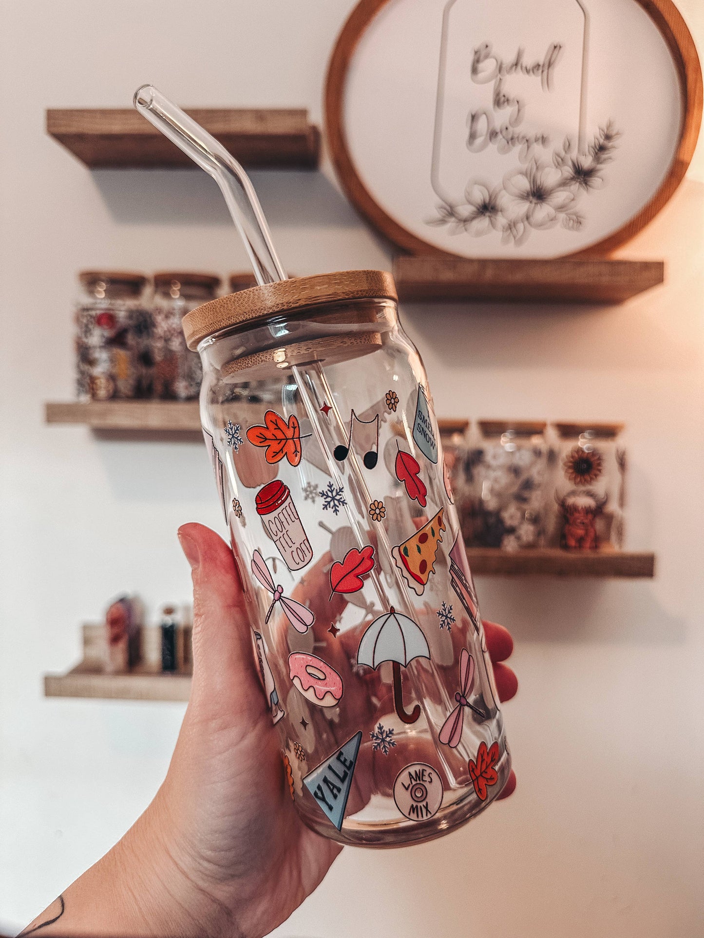 Gilmore Girls Glass Can Cup: 16oz