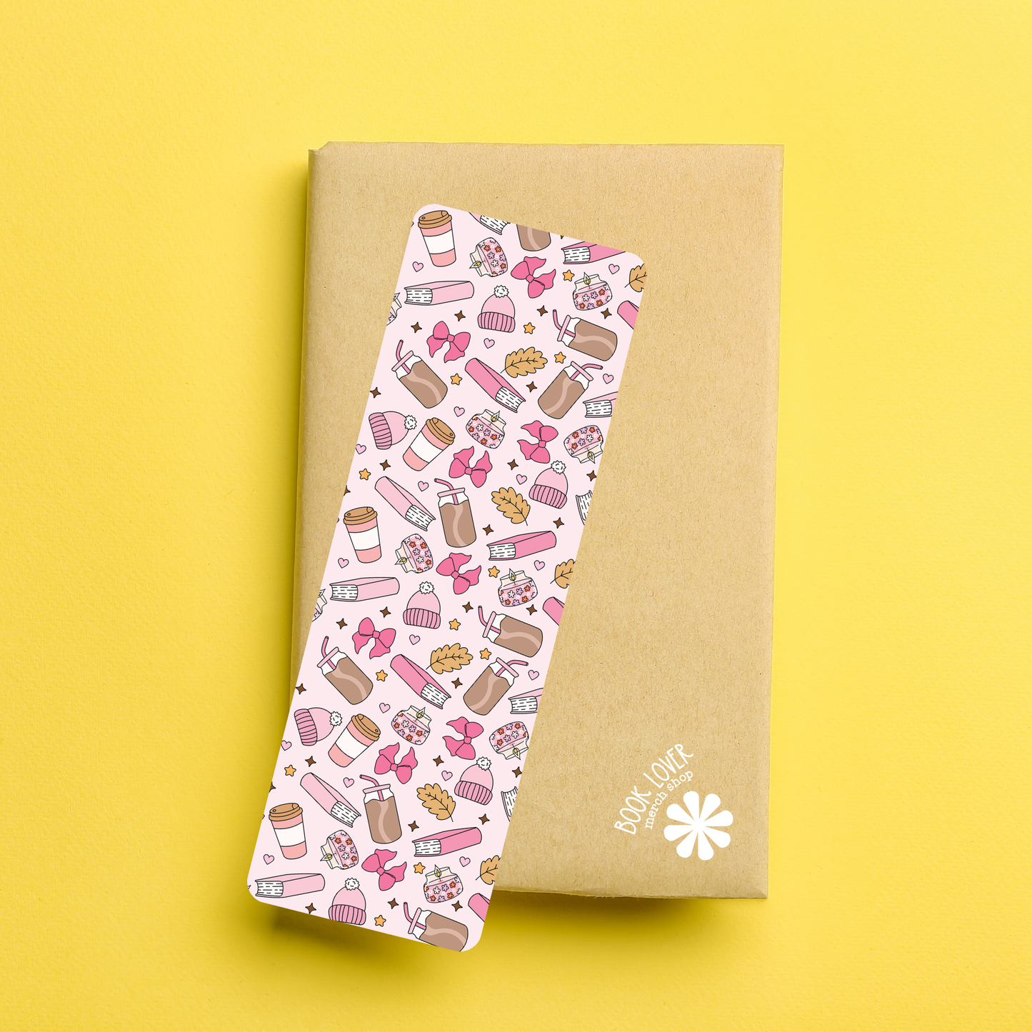 Cozy Ice Coffee Bookmark / Bookish Bookmark / Book Lover