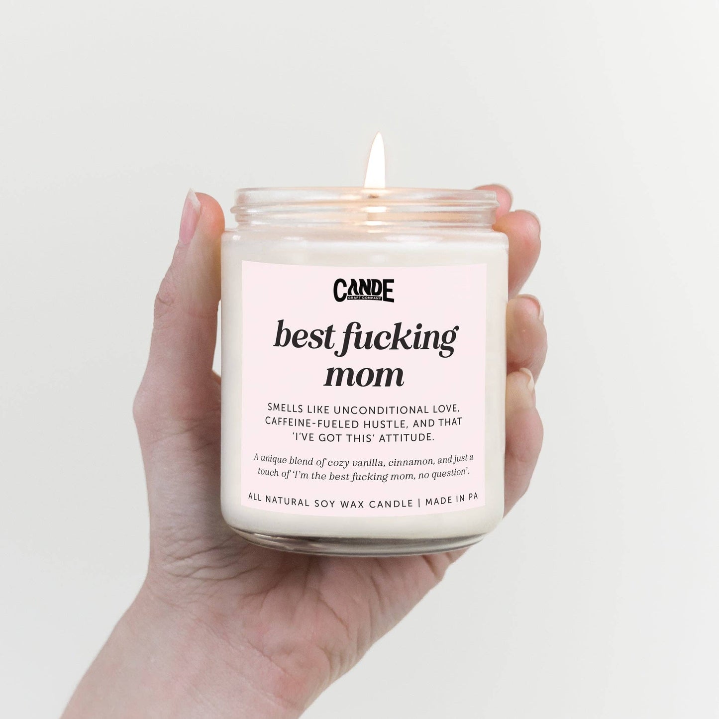 Best F*cking Mom Candle: Standard