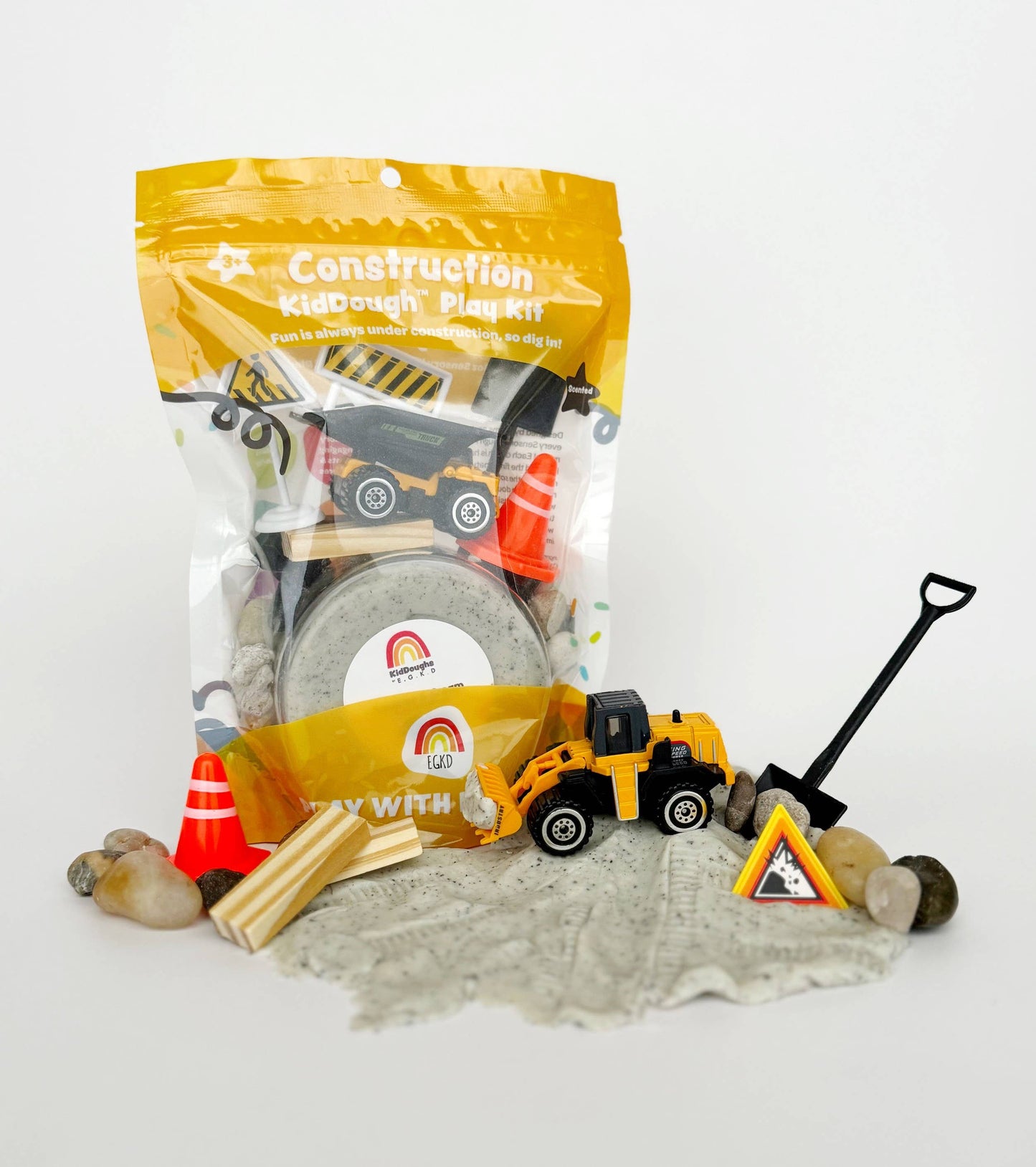 Construction (Cookies & Cream) KidDough Play Kit