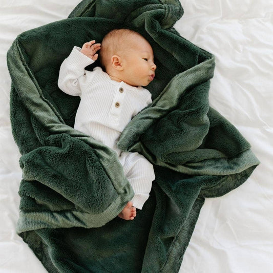 LUSH RECEIVING BLANKETS: Hunter