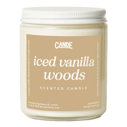 Iced Vanilla Woods Candle: Standard