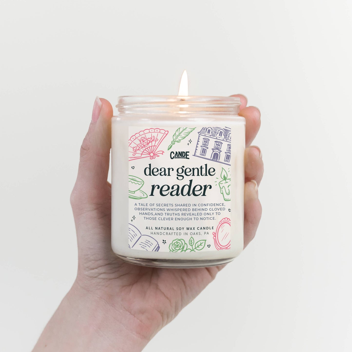 Dear Gentle Reader Scented Candle: Standard