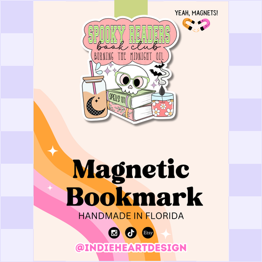 Spooky Readers Book Club | Magnetic Bookmark 