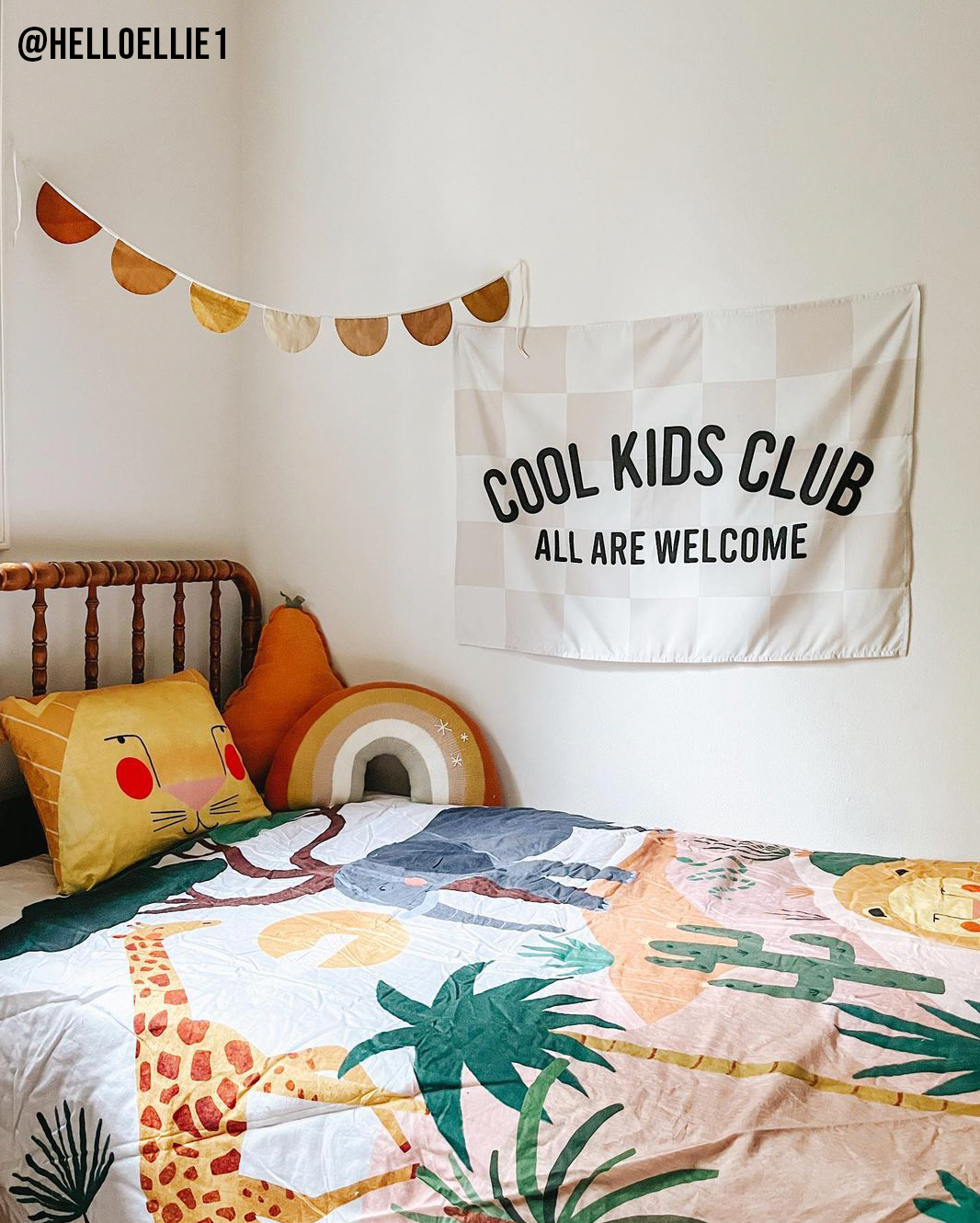 Cool Kids Club Banner | Fabric Wall Sign: Original 36x26"