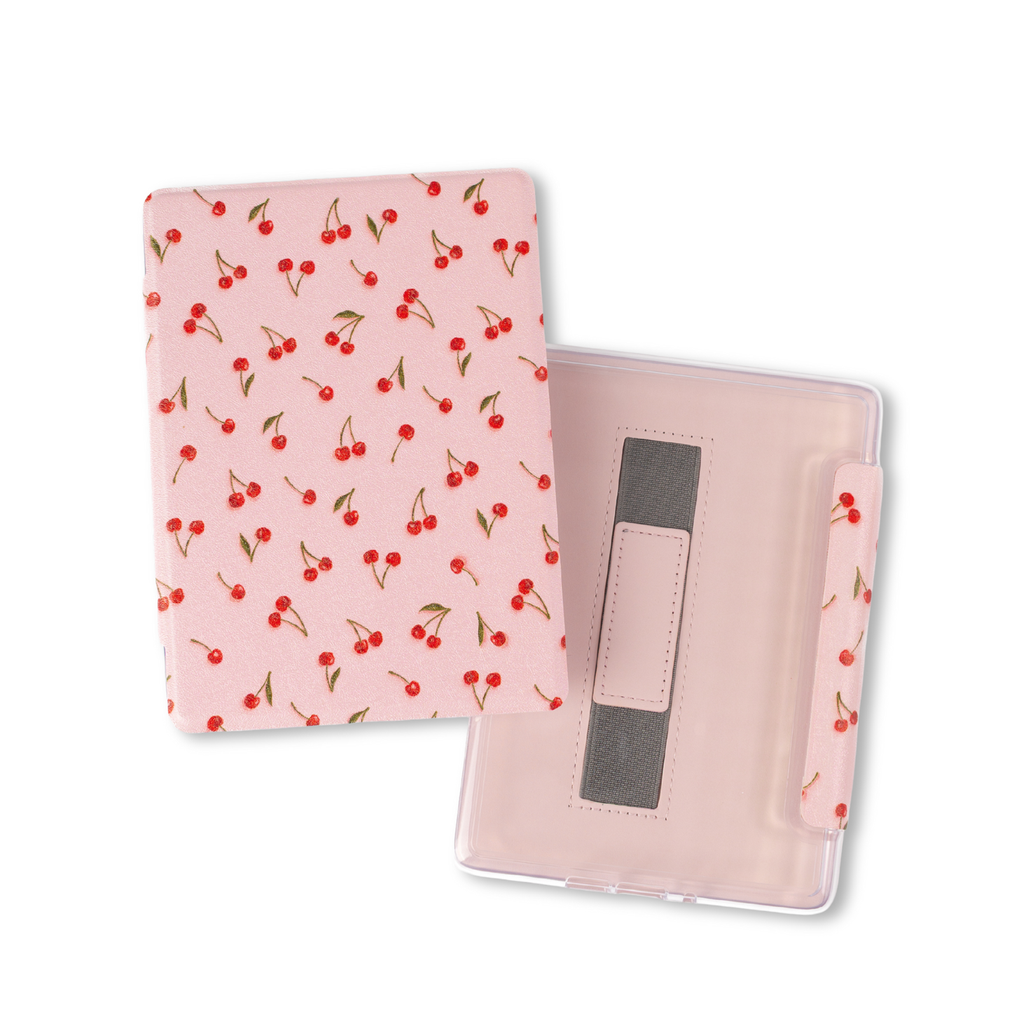 Painted Cherries Clear Back Kindle Case | Bookish & Reading: Kindle Paperwhite (11th Generation)