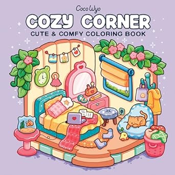 Cozy Corner: Coloring Book for Adults and Kids