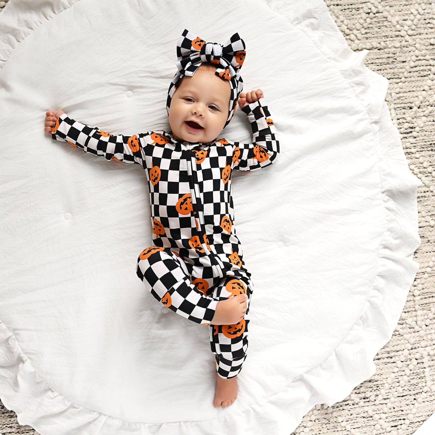 Merlin Pumpkin ZIP Bamboo Halloween Sleepies Little