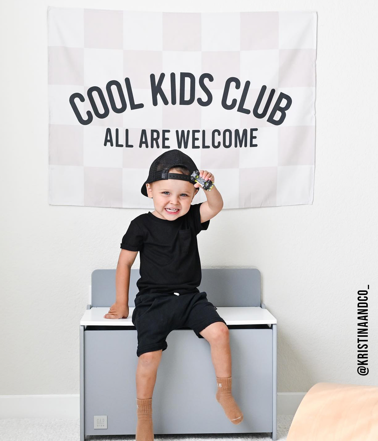 Cool Kids Club Banner | Fabric Wall Sign: Original 36x26"