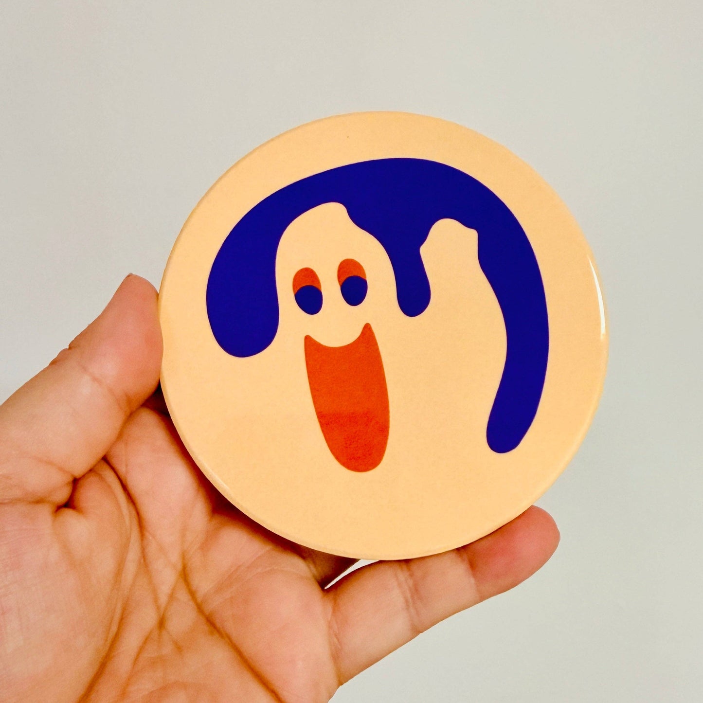 Ceramic Drink Coaster, Halloween Sugar Cookies: Black cat