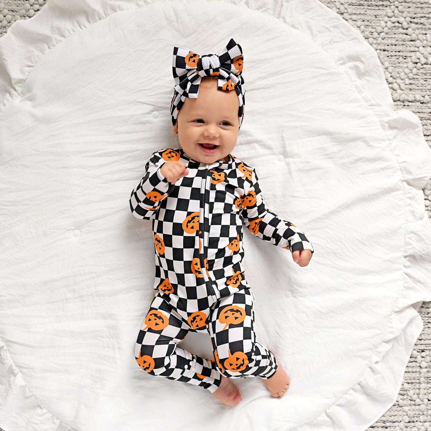 Merlin Pumpkin ZIP Bamboo Halloween Sleepies Little