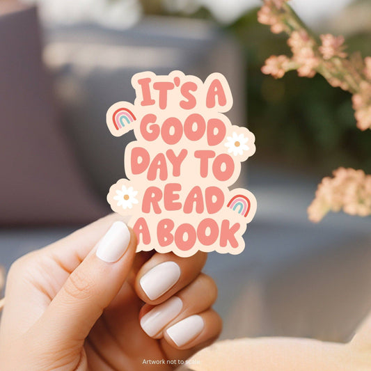 A Good Day to Read Sticker