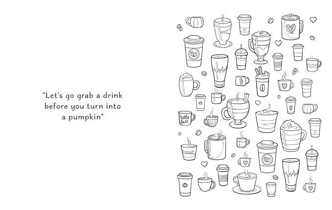 The Pumpkin Spice Café Coloring Book (Dream Harbor #1)