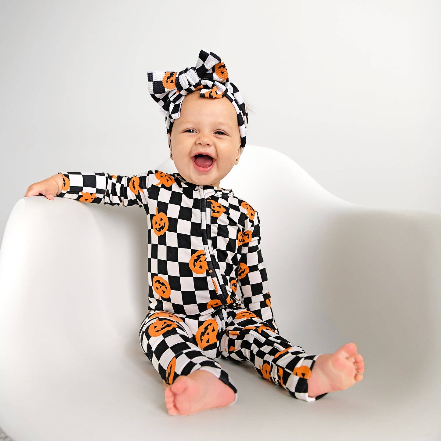 Merlin Pumpkin ZIP Bamboo Halloween Sleepies Little