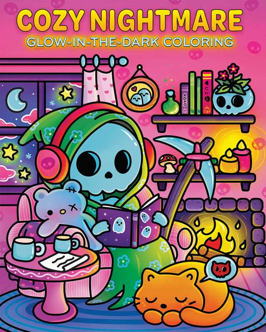 Cozy Nightmare Glow-in-the-Dark Coloring by Editors of Thunder Bay Press: Paperback; 80 pages / English
